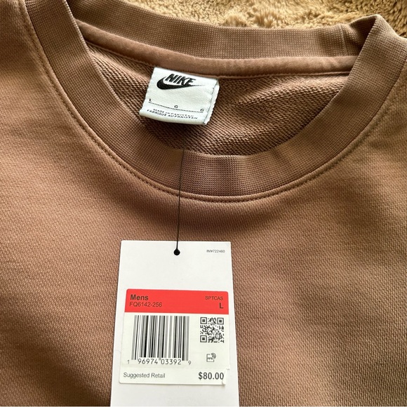 Nike French Terry Tie Dye Crewneck Brand New Size Large - Picture 3 of 5